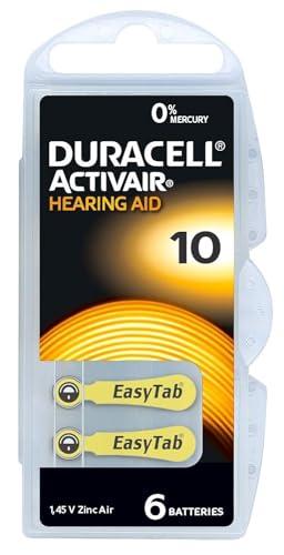 Duracell EasyTab 120 Pile per Apparecchi Acustici Tipo 10