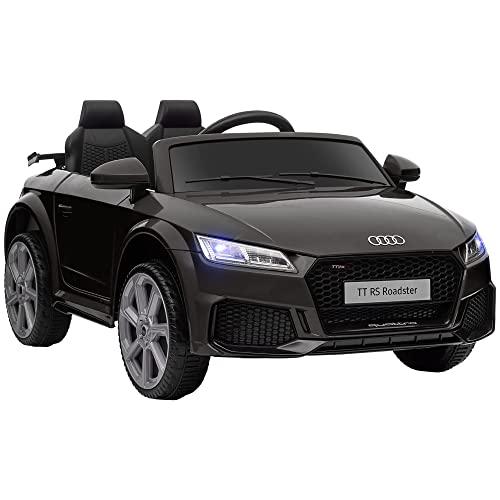 Auto Elettrica per Bambini Audi TT Nera - Esperienza di Guida Realistica e Sicura