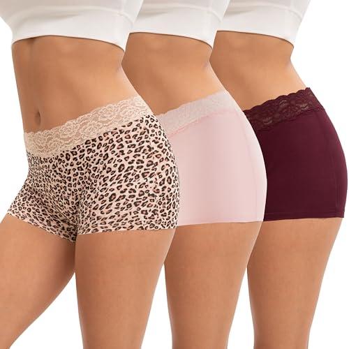 INNERSY Boxer da Donna in Cotone con Pizzo: Comfort, Eleganza e Praticità