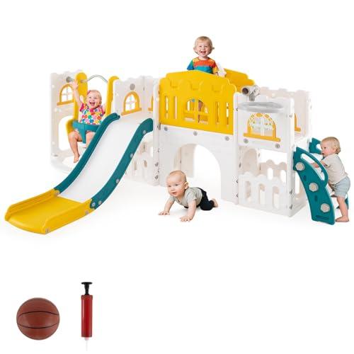 Parco Giochi 10 in 1 COSTWAY: Divertimento e Sviluppo per Bambini