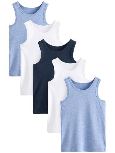 NEXT Confezione da 5 Canotte Blu 3 Anni