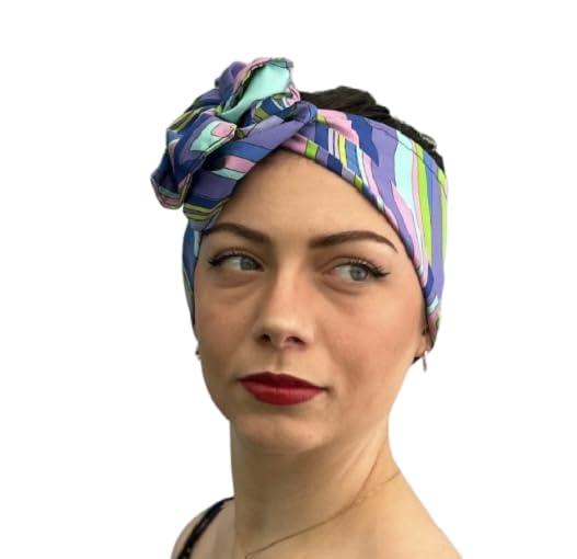 Fascia per Capelli con Ferretto Modellabile BandanasArte in Cotone Pregiato
