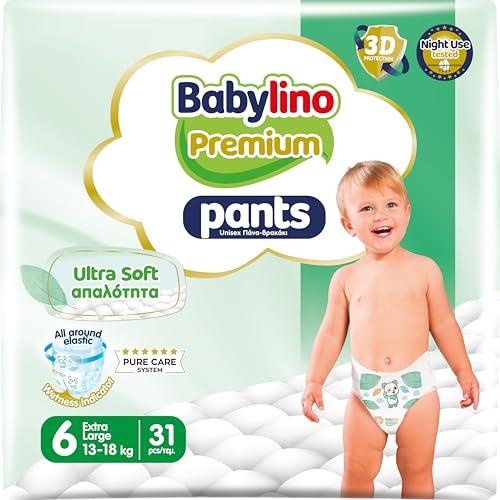Babylino Premium Pants Taglia 6 (13-18kg) - 31 Pannolini a Mutandina