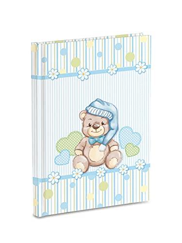 Diario dei Ricordi del Neonato - Orsetto Celeste
