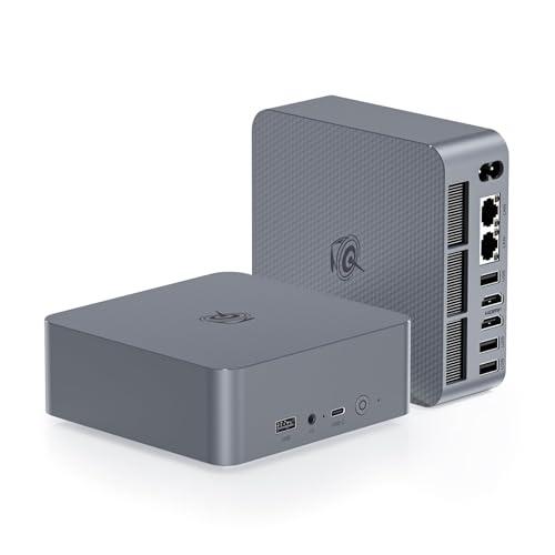 Beelink Mini PC EQR6, AMD Ryzen 5 6600H, 6C/12T, fino a 4,5Ghz, Mini Computer 16G DDR5 RAM 500GB PCIe4.0 SSD, 4K Dual Display, Dual HDMI/Dual Gigabit Ethernet/WiFi6/BT5.2