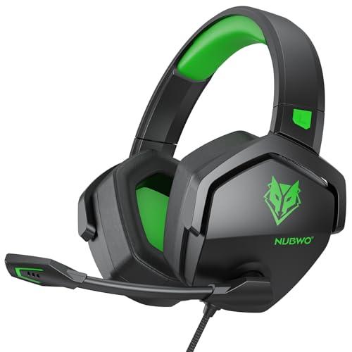 NUBWO Cuffie Gaming per PS4, PS5, PC, Xbox One - Verde