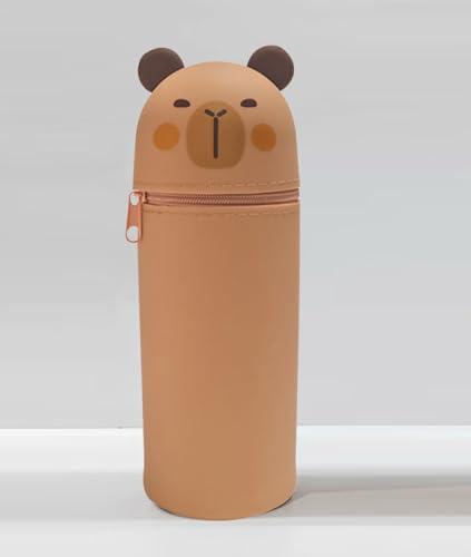 Astuccio Portapenne Retrattile in Silicone con Design Cartoni Animati