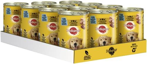 Pedigree Adult con Pollame in Pasta - 12 Lattine da 400g