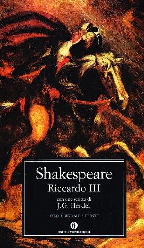 Riccardo III - William Shakespeare - Edizione Mondadori