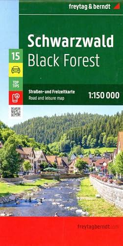 FORET NOIRE - SCHWARZWALD BLACK FOREST Road And Leisure Map (TOP 10)