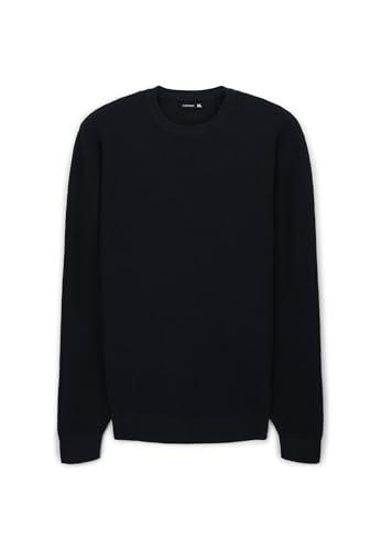 TERRANOVA Maglioncino Basico Tinta Unita da Uomo Colore Blu Navy Taglia S