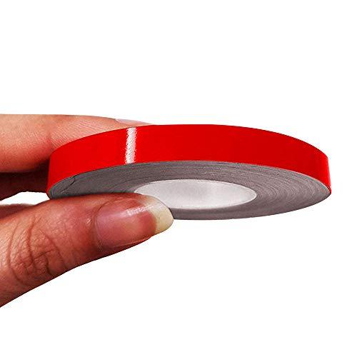 4R Quattroerre.it 10481 Trim Stripes Strisce Adesive Rosse per Auto 7mm x 10mt
