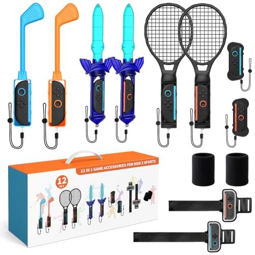 LONGYI Switch 2 Set di Accessori Sportivi 12 in 1