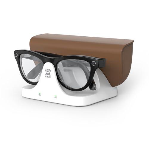 AMVR Stazione di Ricarica Magnetica 2 in 1 per Ray-Ban Meta