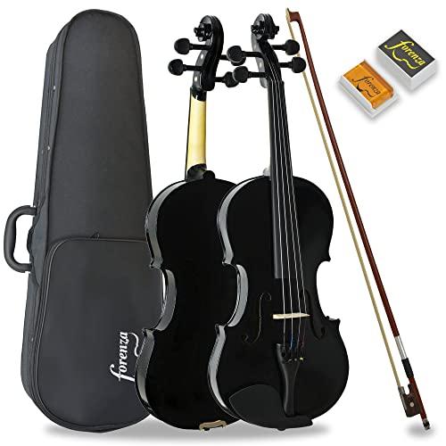 Forenza Uno Series 3/4 Violino Completo per Principianti - Nero Glitterato