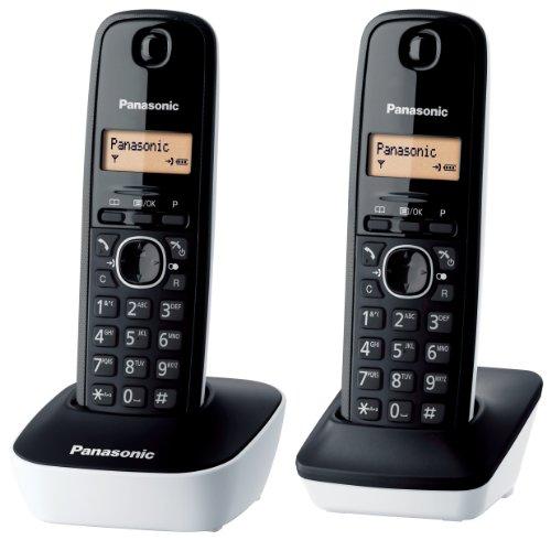 Panasonic KX-TG1612JTW Telefono Cordless DECT Doppio