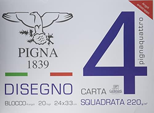 Blocco Pignaquattro 4 Angoli Carta Liscia, 24x33cm