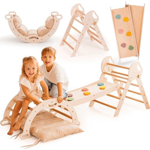 Goodevas 5-in-1 Telaio da Arrampicata per Bambini Montessori