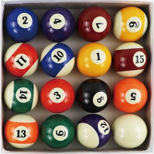 SusggO Set di Palline da Biliardo Americane Professionali