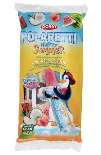 Polaretti Fruit Happy Summer Dolfin - Ghiaccioli Assortiti con Sorpresa (5x10 Pz)
