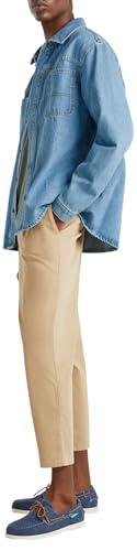 United Colors of Benetton Camicia 5PJYUQ05I, Blu, M Uomo