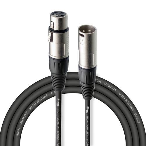 Stagg SMC3XP Cavo S Serie da XLRf a Jack 6,3 mm, 3m, Nero