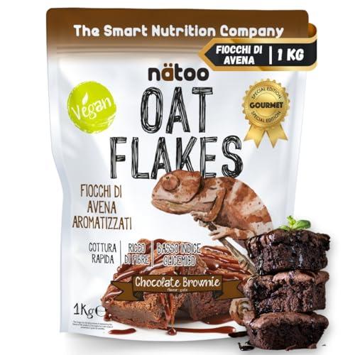 NÄTOO Fiocchi di Avena Aromatizzata Oats Brownie, 1kg