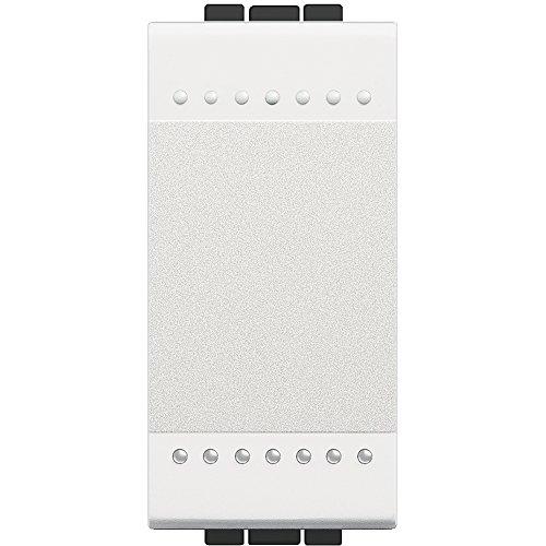 BTicino SN4003NF Livinglight Deviatore, 1P, 16 A, 1 m, Bianco, 1 Pezzo