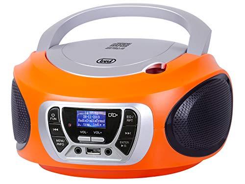 Trevi CMP 510 DAB Stereo Portatile con Radio DAB+ e Lettore CD