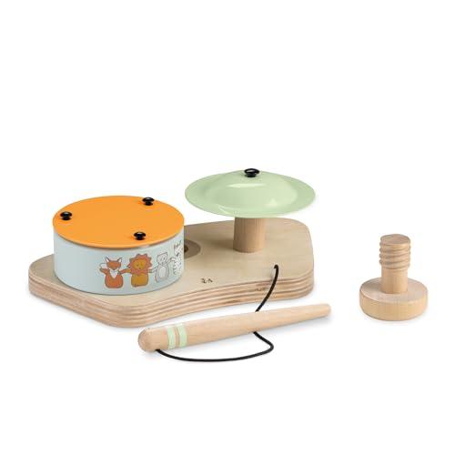 hauck- Play Drums S Batteria Giocattolo, Colore Animali, 808140