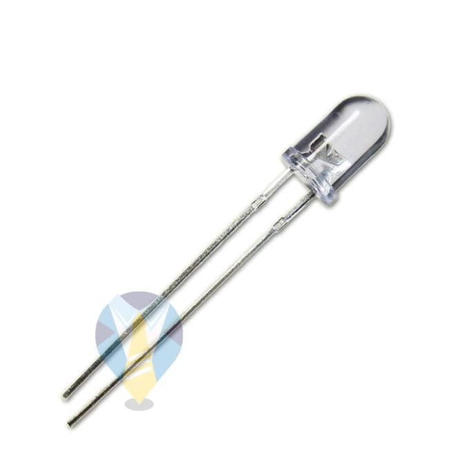 Diodi LED 5mm Intermittenti Rossi per Modellismo e Presepi - 10 Pezzi