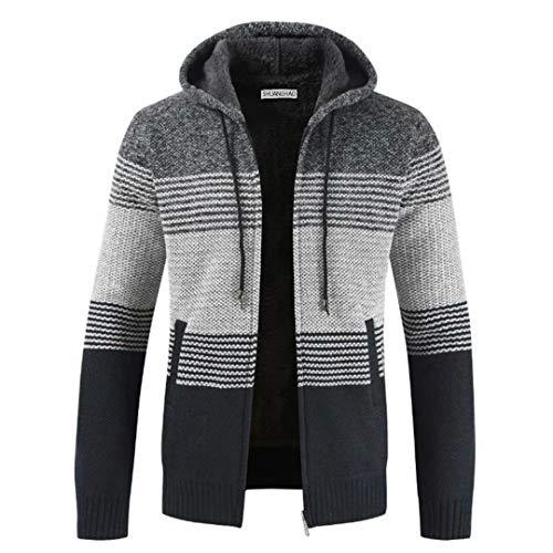 Cardigan Uomo con Cappuccio Invernale