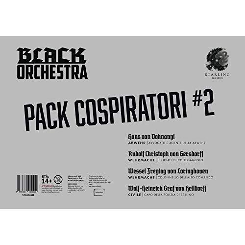 AItalia 3558380080459 Black Orchestra, Pack Cospiratori 2, in Italiano
