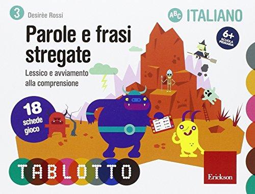 Parole e frasi stregate - Schede per Tablotto