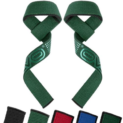 EVO Fitness Straps Palestra - Cinghie di Sollevamento Antiscivolo per Uomo e Donna