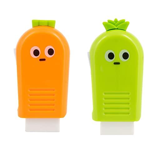 Gomma per riparare frutta e verdura STARPLAST - Cancelli forma rettangolare, dispenser in gomma, 5 colori - PACK2 assortito