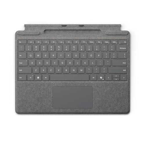 Microsoft Surface Pro Keyboard con Scomparto Penna - Platino