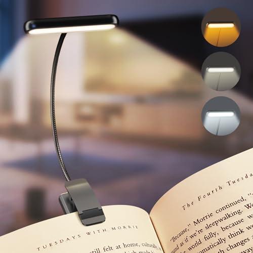 iFalarila Luce da Lettura Ricaricabile a LED con Clip e Cavo Tipo-C