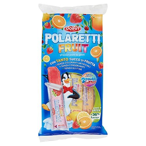 Dolfin Polaretti Fruit - Ghiaccioli Assortiti alla Frutta, 10x40ml
