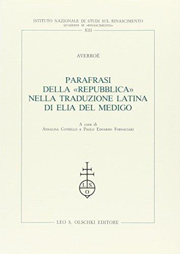 Parafrasi della Repubblica di Averroè