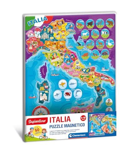 Clementoni Sapientino - Italia, Puzzle Magnetico 4 in 1