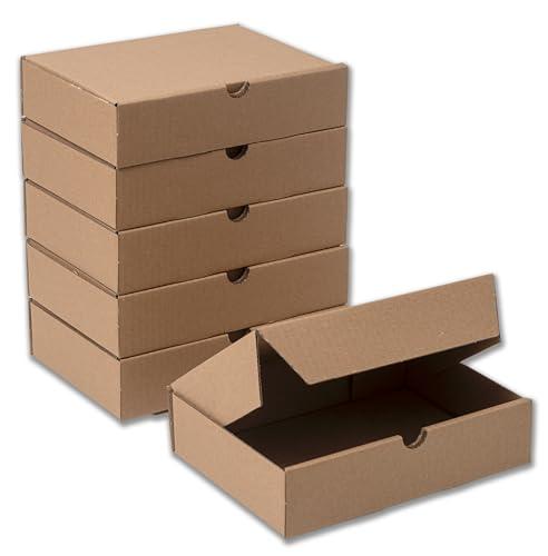 IPEA Scatole di Cartone Piatte per Spedizioni ed E-Commerce - 21x15x5 cm - Set da 5
