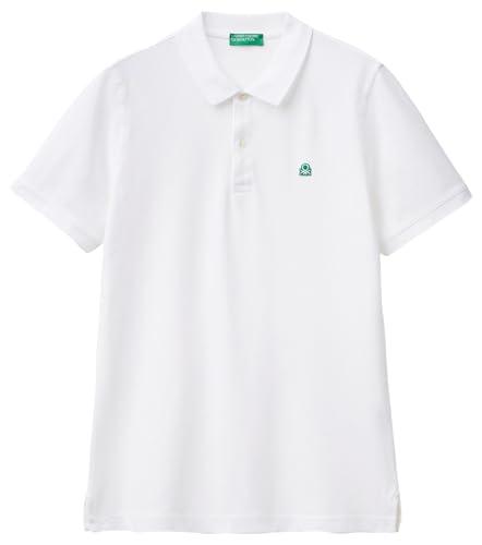 United Colors of Benetton Maglia Polo M/M 3WG9U301Z Bianco