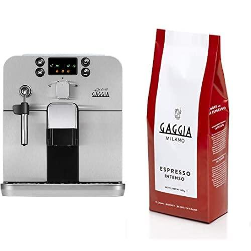 Gaggia Brera Silver con Caffè in Grani Espresso Intenso 1kg