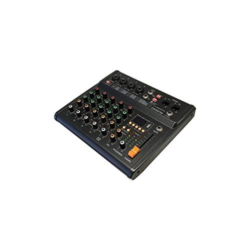 ZZIPP ZZMXBTR6 Mixer Audio Passivo con Bluetooth MP3 e Effetti 6 Canali