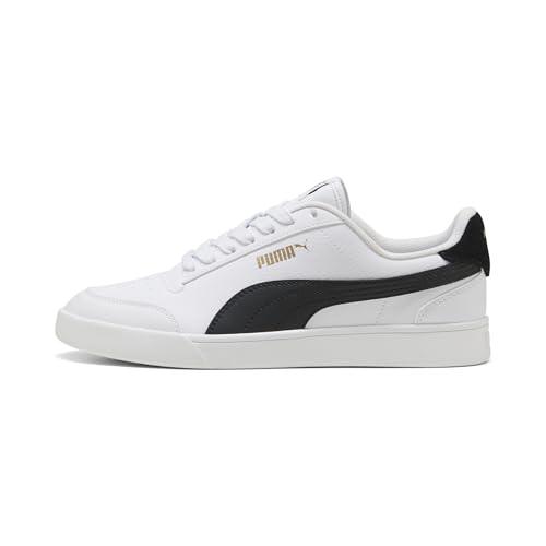 PUMA Shuffle, Sneakers Unisex-Adulto, White Black Team Gold, 42 EU