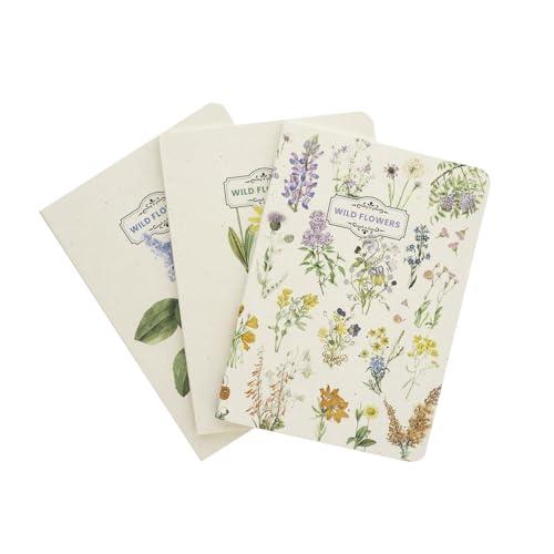 Set 3 Quaderni A6 Botanical Wild Flowers - Grupo Erik