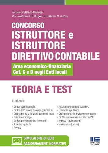 Concorso Istruttore e Istruttore direttivo contabile - Area economico-finanziaria Cat. C e D negli Enti locali