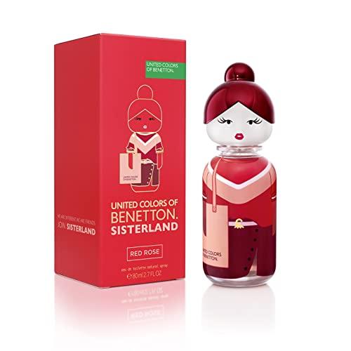 United Colors of Benetton Sisterland Red Rose Eau de Toilette Spray Donna