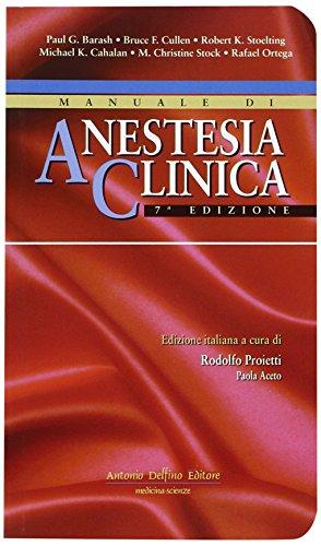 Manuale di anestesia clinica